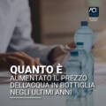 Quanto è aumentato il prezzo dell’acqua in bottiglia negli ultimi anni