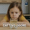 Perché l’acqua ha cattivo odore