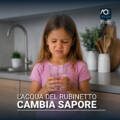 L’acqua del rubinetto cambia sapore